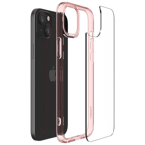 Spigen Coque Ultra Hybrid iPhone 15 - Rose Crystal