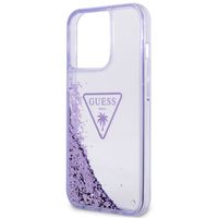 Guess Coque Liquid Glitter iPhone 14 Pro - Lila