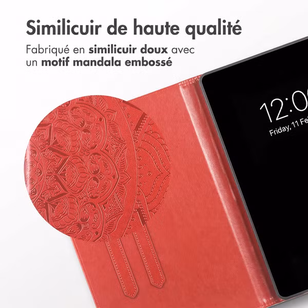Coque tablette Samsung Galaxy Tab A11 Plus - Rouge