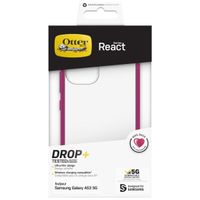 OtterBox Coque arrière React Samsung Galaxy A53 - Transparent / Rose