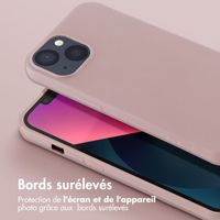 Selencia Coque silicone avec cordon amovible Apple iPhone 13 - Sand Pink