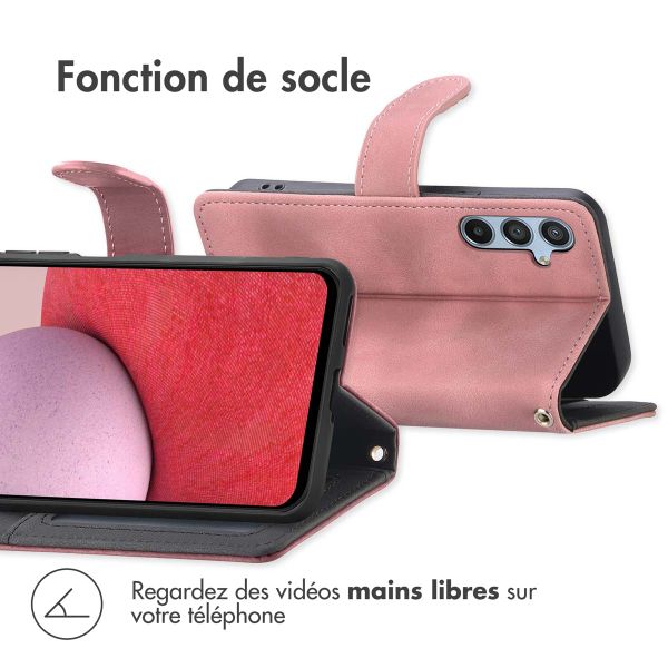 imoshion Etui de télephone portefeuille avec cordon Samsung Galaxy A14 (5G/4G) - Rose