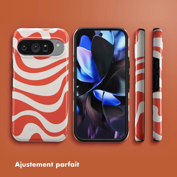 Selencia Coque arrière Vivid Google Pixel 10 / 10 Pro - Dream Swirl Orange