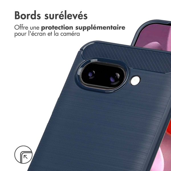 imoshion Coque Brushed Google Pixel 9A - Bleu foncé