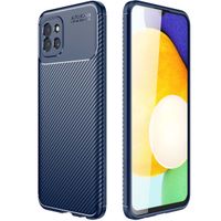 imoshion Coque silicone Carbon Samsung Galaxy A03 - Bleu