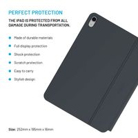 Fixed Typee Coque clavier QWERTY Apple iPad 11 (2025) 11 pouces A16  / iPad 10 (2022) 10.9 pouces - Noir