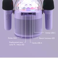 imoshion Sing & Shine Karaoke Set - Enceinte et 2 micros - Lavender Lilac