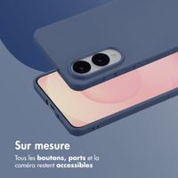 imoshion Coque Couleur Samsung Galaxy S25 Edge - Bleu foncé