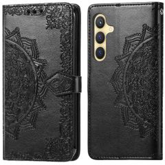 imoshion Etui de téléphone portefeuille Mandala Samsung Galaxy S25 - Noir