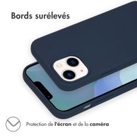 imoshion Coque Couleur Apple iPhone 14 - Bleu foncé