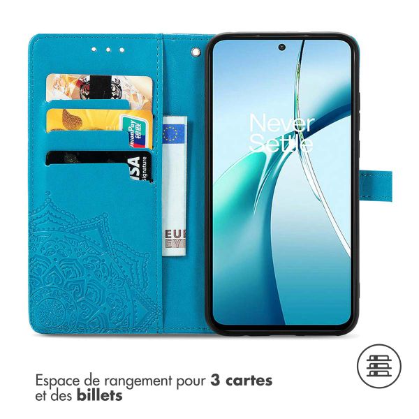 imoshion Etui de télephone Mandala Xiaomi 15 - Turquoise