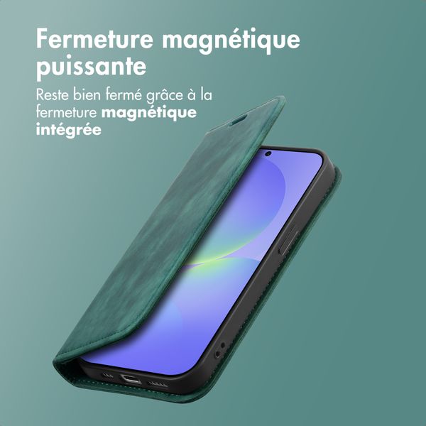 imoshion Étui de téléphone portefeuille Slim Samsung Galaxy A37 (5G) - Vert