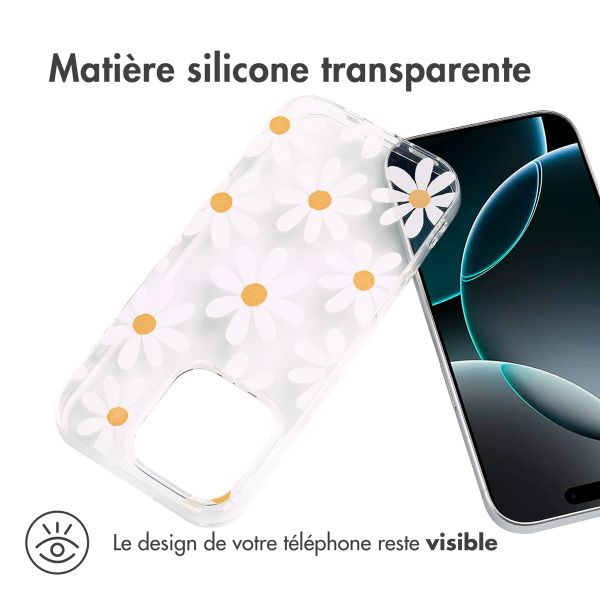 imoshion Coque Design iPhone 16 Pro - Daisy flower