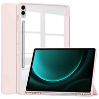 imoshion Coque tablette rigide Trifold Samsung Tab S10 Plus / Tab S9 FE Plus / Tab S9 Plus 12.4 pouces - Rose