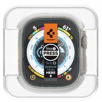 Spigen Protection d'écran EZ FIT Glas.tR avec applicateur Apple Watch Ultra - 49 mm - Transparent