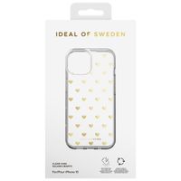 iDeal of Sweden Coque Clear iPhone 15 - Golden Hearts