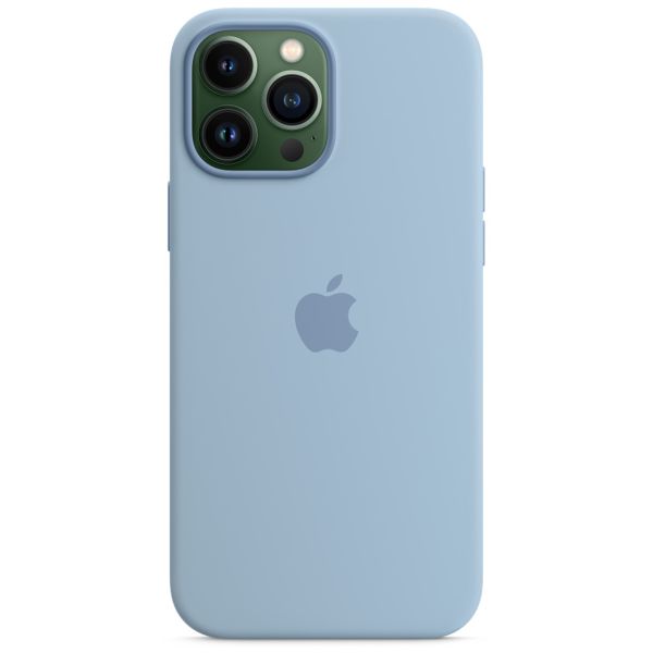 Apple Coque en silicone MagSafe Apple iPhone 13 Pro Max - Blue Fog