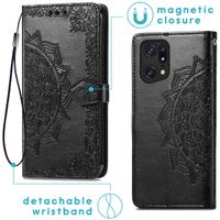 imoshion Etui de téléphone Mandala Oppo Find X5 5G - Noir