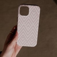Selencia Coque arrière Vivid Samsung Galaxy S23 FE - Beige Zigzag