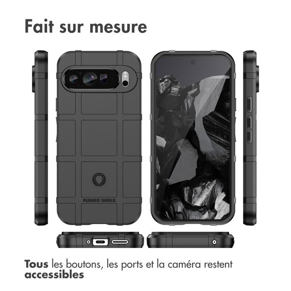 imoshion Coque Arrière Rugged Shield Google Pixel 9 Pro XL - Noir