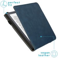 imoshion Étui á rabat Kobo Libra 2 / Tolino Vision 6 - Bleu foncé