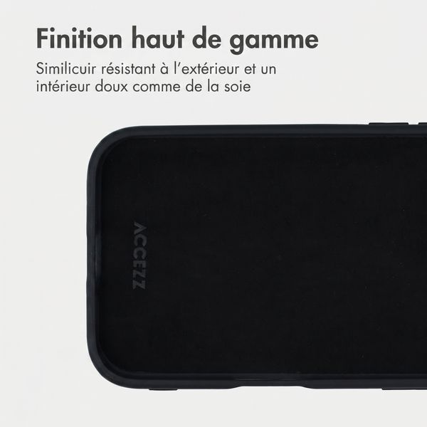 Accezz Coque arrière Edge avec MagSafe Samsung Galaxy S26 - Noir
