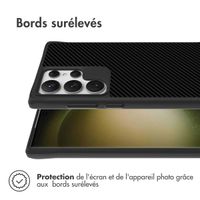 imoshion Rugged Hybrid Carbon Case Samsung Galaxy S24 Ultra - Noir