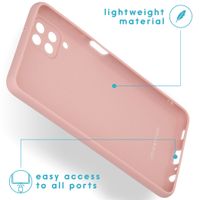 imoshion Coque Couleur Samsung Galaxy A12 - Dusty Pink