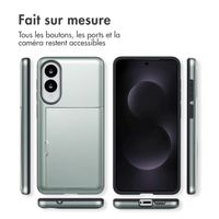 imoshion Coque arrière avec porte-cartes Samsung Galaxy S25 Edge - Vert