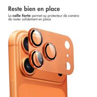 imoshion Protection Caméra en verre trempé 2 Pack Apple Apple iPhone 17 Pro Max - Cosmic Orange