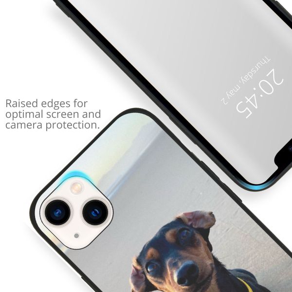 Concevez votre propre coque en gel Apple iPhone 14 Plus - Noir