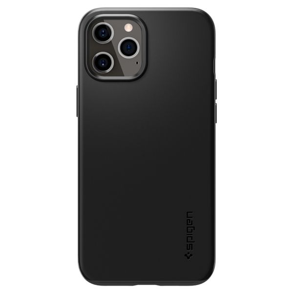 Spigen Coque Thin Fit Air iPhone 12 (Pro) - Noir