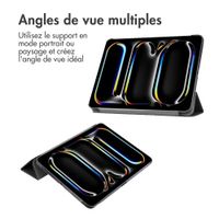 imoshion Coque tablette Trifold Apple iPad Pro 13 (2024) M4 - Noir