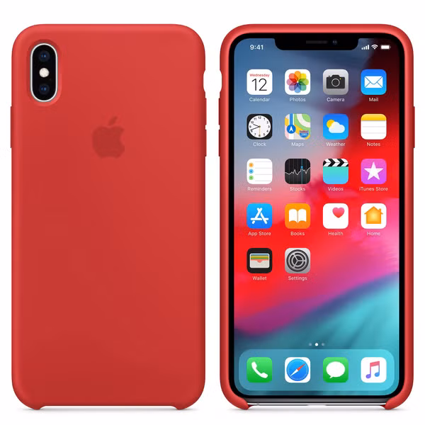 Apple Coque en silicone Apple iPhone Xs Max - Rouge