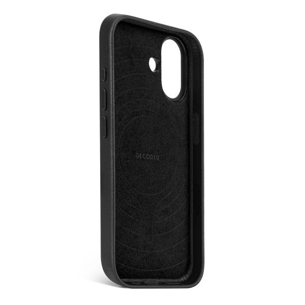 Decoded Coque en cuir MagSafe Apple iPhone 17 - Noir