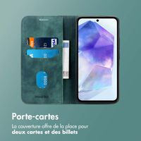 imoshion Étui de téléphone portefeuille Slim Samsung Galaxy A55 - Vert