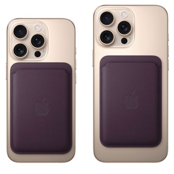 Apple FineWoven Wallet MagSafe avec fonction 'Find-My' - Blackberry