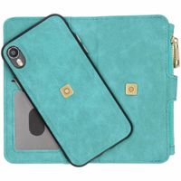 Porte-monnaie de luxe iPhone Xr - Turquoise