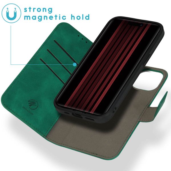 imoshion Etui de télephone luxe 2-en-1 amovible Apple iPhone 15 - Vert foncé
