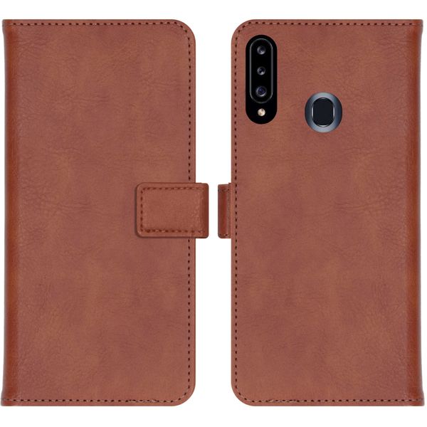 imoshion Étui de télephone portefeuille Samsung Galaxy A20s - Marron