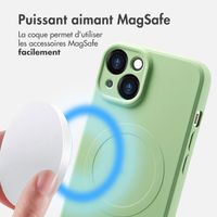 imoshion Coque Couleur avec MagSafe iPhone 14 - Vert