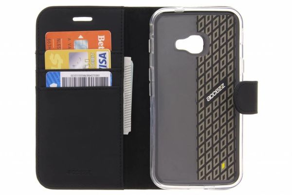 Accezz Étui de télephone Wallet Samsung Galaxy Xcover 4 / 4S - Noir