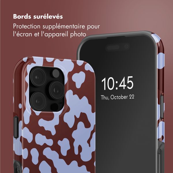 Selencia Coque arrière Vivid avec MagSafe Apple iPhone 16 Pro - Moo'd Lavender Glow