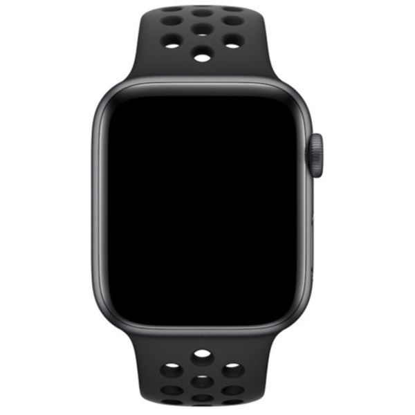 Apple Nike Sport Band Apple Watch Series 1-10 / SE / Ultra (2) - 42/44/45/46/49 mm - Anthracite / Black