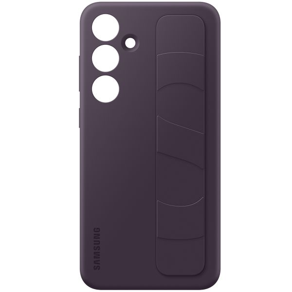 Samsung Coque arrière originale Standing Grip Galaxy S24 Plus - Dark Violet