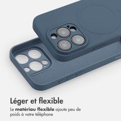imoshion Coque Couleur avec MagSafe Apple iPhone 16 Pro Max - Bleu foncé