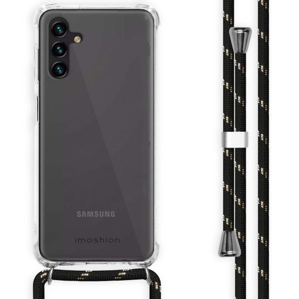 imoshion Coque avec cordon Samsung Galaxy A13 (5G) - Noir / Dorée