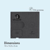 imoshion Chargeur sans fil pliable 3-en-1 Samsung - Galaxy Phone / Galaxy Buds / Galaxy Watch - Gris