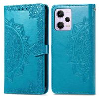 imoshion Etui de téléphone portefeuille Mandala Xiaomi Redmi Note 12 Pro Plus - Turquoise