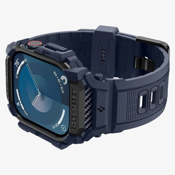 Spigen Coque Rugged Armor™ Pro Apple Watch Series 10 / 11 - 46 mm - Navy Blue